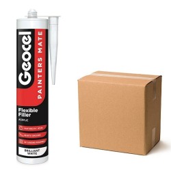 Geocel Painters Mate Decorator Caulk White Brown Magnolia Box 12