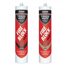 Geocel Trade Mate Fire Block High Temperature Seal Sealant Buff Black