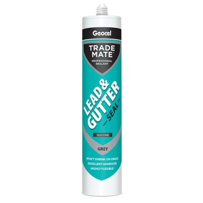 Geocel Trade Mate Lead and Gutter Seal Silicone Sealant Grey