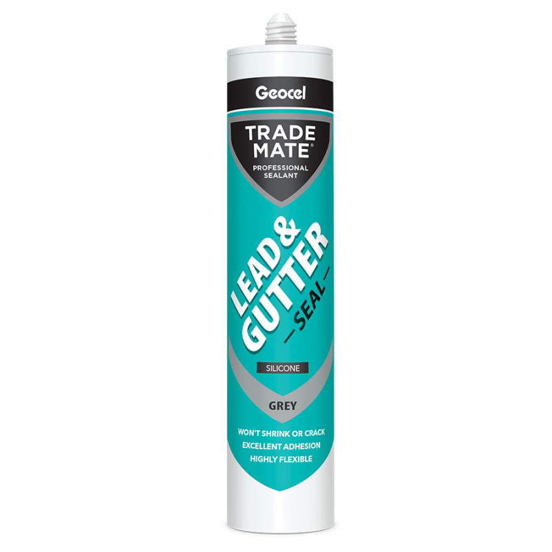 Geocel Trade Mate Lead and Gutter Seal Silicone Sealant Grey 2940388