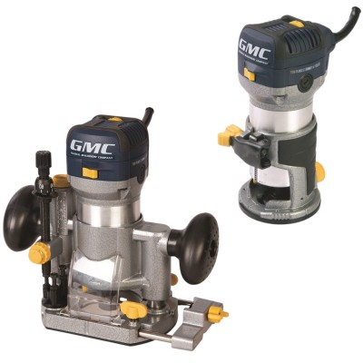 GMC GR710 2 in 1 Plunge and Trimmer Electric Router 732455 1/4 inch