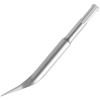 PTI Heller 75mm Wide SDS Plus Cranked Shaft Spade Chisel Bit