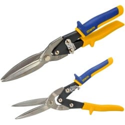 Irwin Long Cut Metal Cutting Aviation Tin Snips Cutters 10504314N