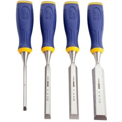Irwin Marples MS500 Pro Touch Wood Chisel 6mm 13mm 19mm 25mm 4pc set 10505173