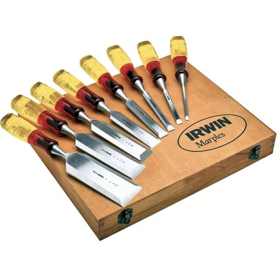 Irwin Marples M373 Split Proof Wood Chisel 8pc Set MAR373S8
