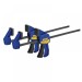 Irwin 300mm Quick One Handed 63kg Trigger Clamp T54122EL7 Twin Pack
