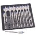 Irwin 17pc Blue Groove Flat Spade Wood Drill Bit Set In Pouch XMS25FLATBIT