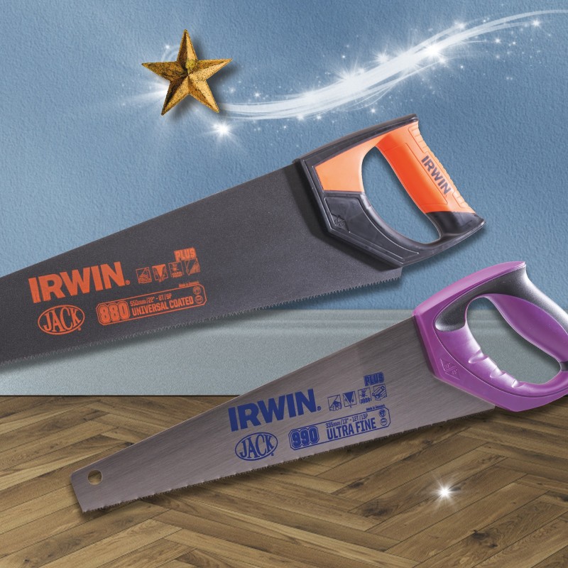 Irwin Jack 880 Low Friction + 990 Toolbox Hand Saw Twin Pack XMS23SAWS