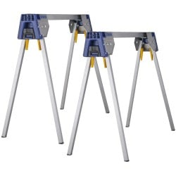 Irwin Pro IRW183474 Heavy Duty Metal Saw Horse Twin Pack IRST83474-1