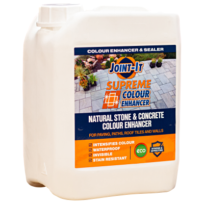 Joint it Supreme Colour Enhancer Sealer Paving Natural Stone Concrete 5 Litre SUPC5