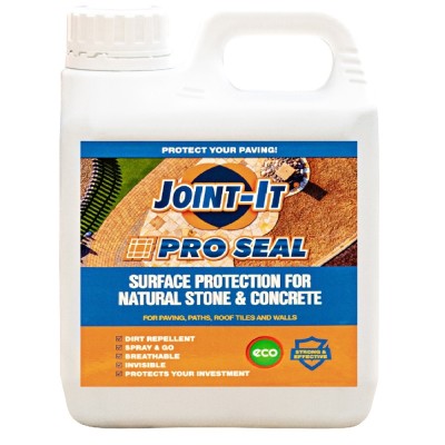 Joint it Pro Seal Trade Sealer Natural Stone Concrete Paving 1 Litre PRO001
