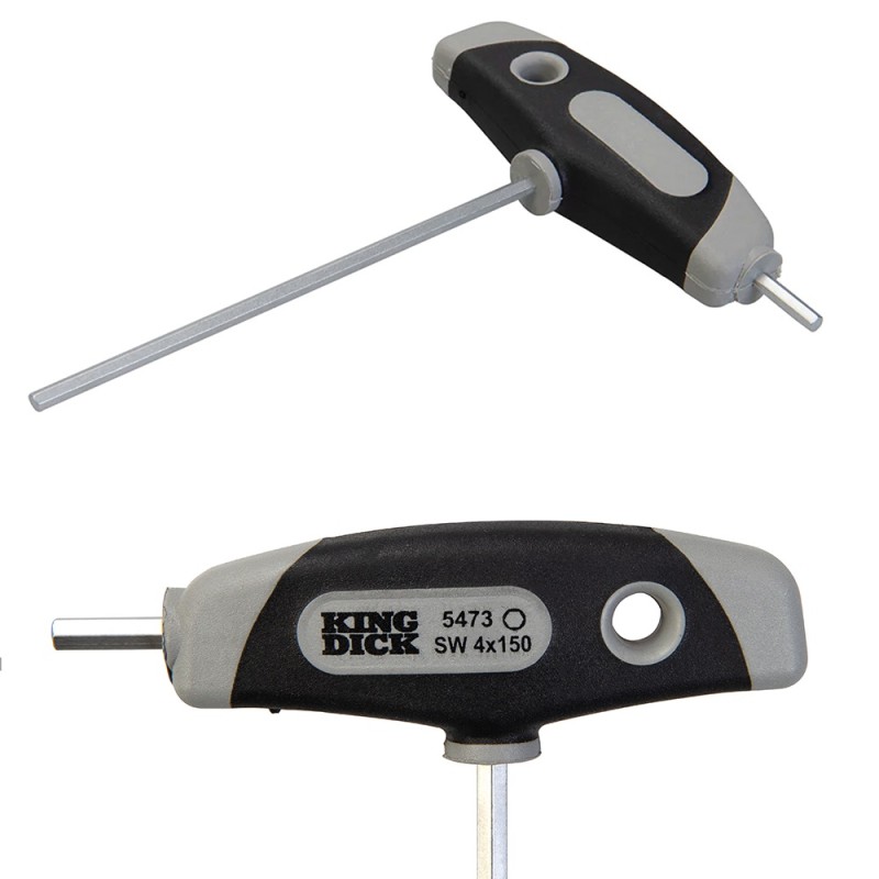 King Dick T Handle Hex Wrench Driver Screwdriver 4mm 547306 Sealants