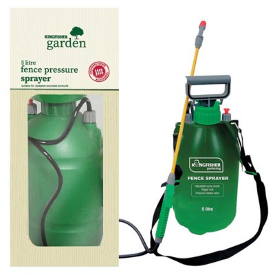 Kingfisher Garden Hand Pump Woodcare Fence Pressure Sprayer 5 litre PSFENCE