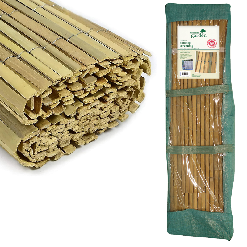 Kingfisher Split Bamboo Cane Garden Fencing Screening 2m 3m BS300