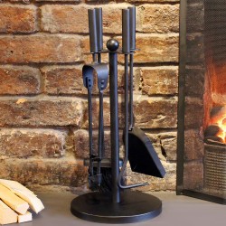 A La Maison Fireplace Real Fire Tool Companion 4pc Set FIRE11