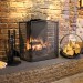A La Maison Fireplace Folding Real Fire Spatter Protection Screen FIRE14