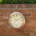 Four Seasons Vintage Magnolia Home Garden Clock Thermometer GCLOCK12
