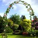 Kingfisher Garden Arch Metal Tubular Rose Climbing Plant Archway 2.4m WARCH