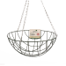 Kingfisher Green Wire Hanging Flower Basket 14 inch HB14G