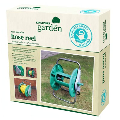 Kingfisher Garden Hose Pipe Storage Reel Capacity 60m REEL-650