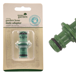 Kingfisher Double Male Garden Hose Pipe Straight Adapter Joiner 601MALESNCP