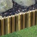 Kingfisher Natural Bamboo Lawn Flower Bed Edging 150mm x 1m LE4