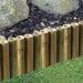 Kingfisher Natural Bamboo Lawn Flower Bed Edging 150mm x 1m LE4