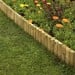 Kingfisher Wood Log Garden Lawn Flower Border Edging 1m Panel LE3