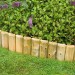 Kingfisher Wood Log Roll 9 inch Garden Lawn Flower Border Edging 1.8m LOG2