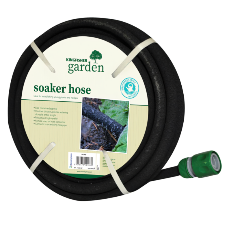 Kingfisher Garden Soaker Weeping Drip Watering Hose Pipe 15m SH300