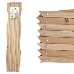 Kingfisher Garden Plant Riveted Wood Trellis Natural 6ft x 2ft TR2HD