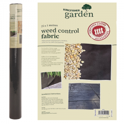 Kingfisher Garden Weed Control Supression Fabric Permeable Membrane  WG3