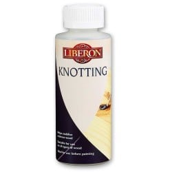 Liberon Pale Wood Knotting Liquid Treatment 014017 125ml