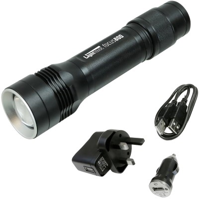 Lighthouse LED 800 Lumen Rechargeable Torch Powerbank HEFOC800