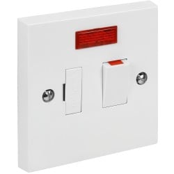 Lyvia Electrical Neon 13 amp Fused Switch Spur 4469