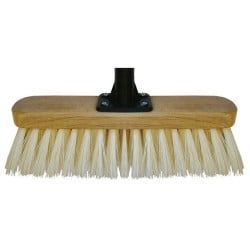 Marksman Broom Head Soft PVC Cream 12 inch 24012C