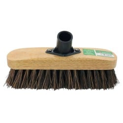 Marksman Stiff Garden and Deck Scrubbing Broom Head 9 inch 24015C