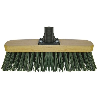 Marksman Stiff PVC Green Garden Broom Head 12 inch 24006C