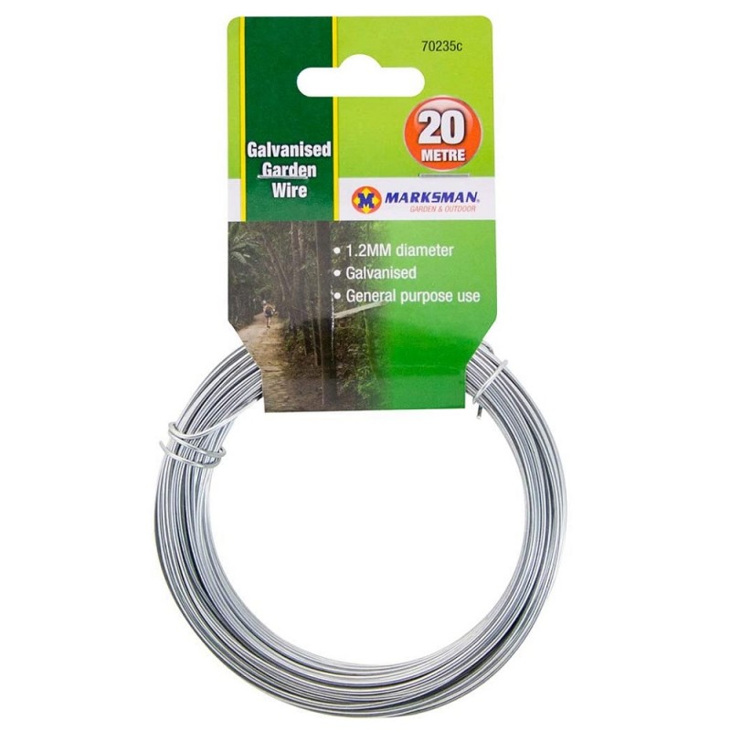 Quality steal Garden Wire Galvanised 1.2mm x 20m 