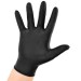 Marksman Disposable Nitrile XL Extra Large Black Gloves Non Latex 100pc 63174C