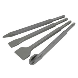 Marksman SDS Plus Breaker Chisel 4 Pc Set Pointed Flat and Gouging 58060C