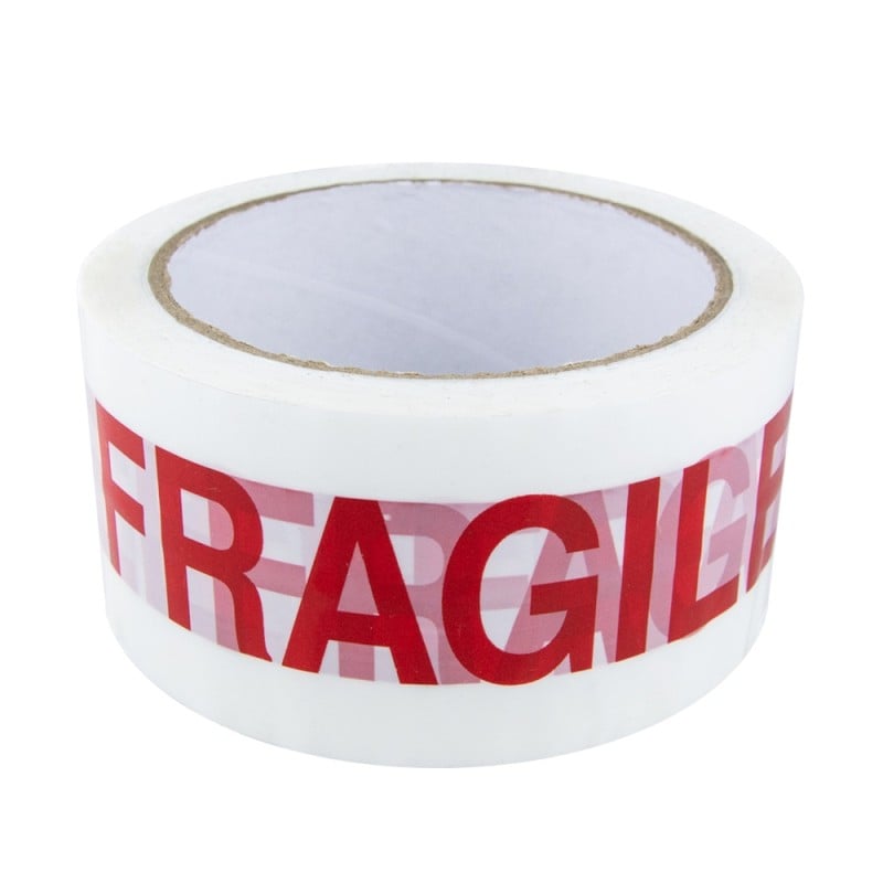 Marksman Fragile Packaging Packing Tape 50mm 72050c 6pk Sealants