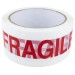 Marksman Fragile Packaging Packing Tape 50mm 72050c Pack of 6
