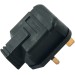 Masterplug 13 Amp 240v Electric Rubber Plug Black or White
