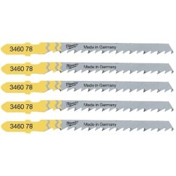 Milwaukee Jigsaw Blade Curve Wood Cutting T244D 4932346078 5pk