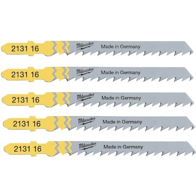Milwaukee Jigsaw Blade Fast Cutting Wood T144D 4932213116 5pk