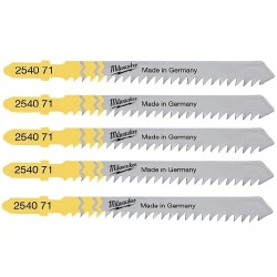 Milwaukee Jigsaw Blade Wood & Plastic T111C 4932254071 5pk