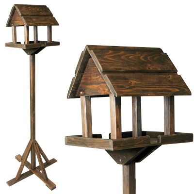 Natures Market Deluxe Rustic Garden Wild Bird Table BF009HD