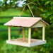 Natures Market Hanging Covered Wooden Feeder Garden Bird Table HBT