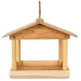 Natures Market Hanging Covered Wooden Feeder Garden Bird Table HBT